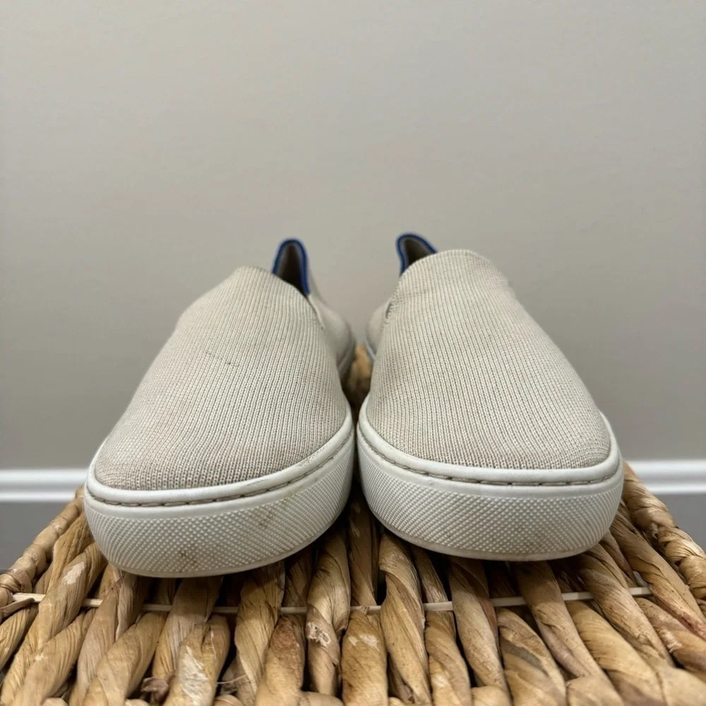 Rothy's Cream‎ The Original Slip On Flat Casual Shoe 6